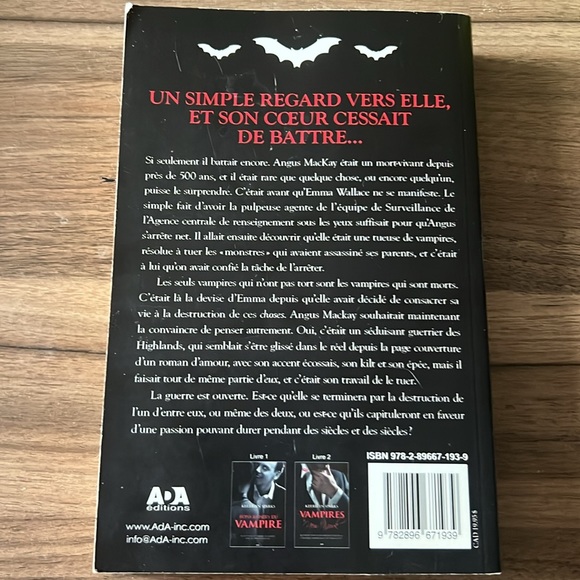Divers livres de vampires - livres en français, book in french - Picture 3 of 11